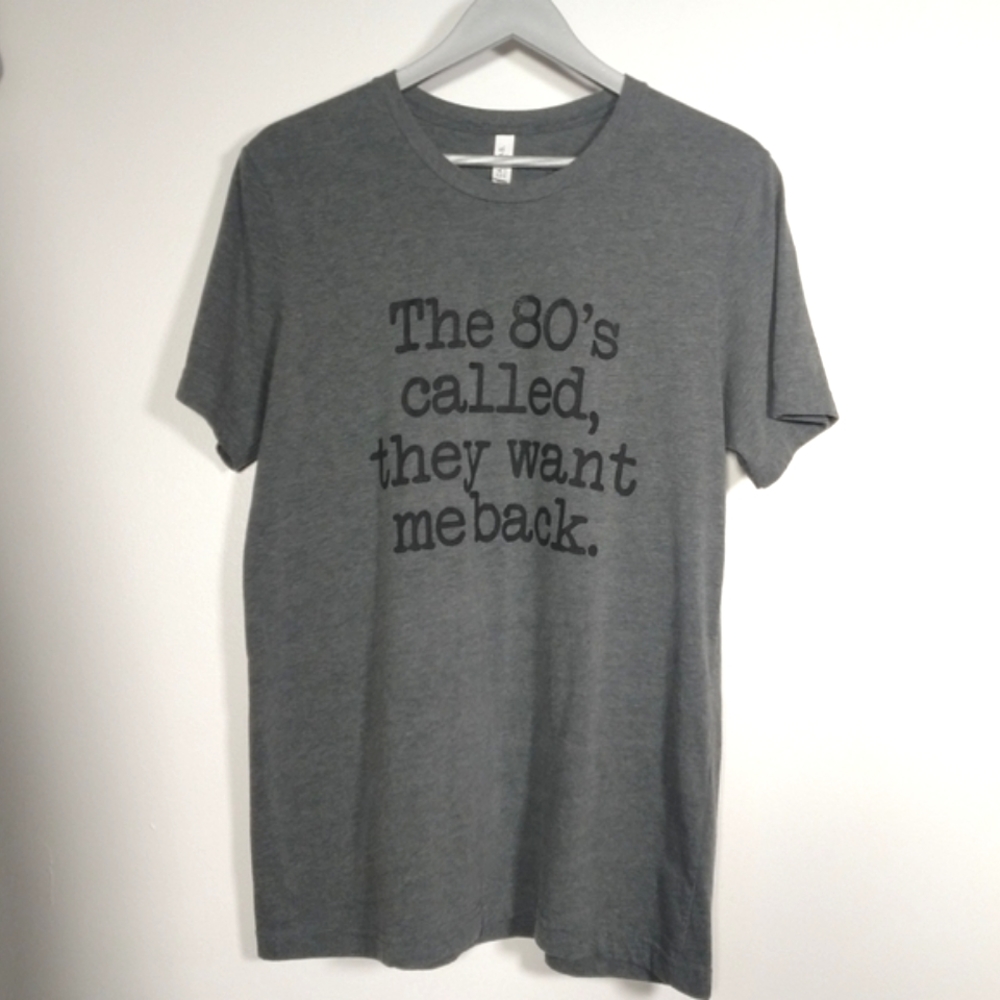 80's slogan t-shirt